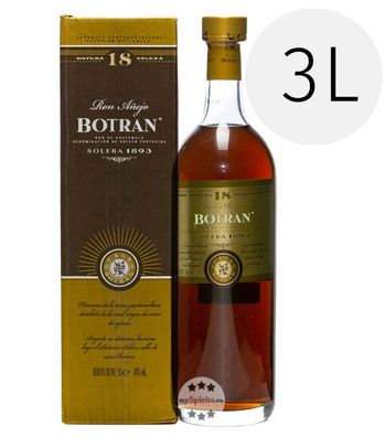 Ron Botran 18 Jahre Rum 3 L (40 % vol., 3,0 Liter) (40 % vol., hide)