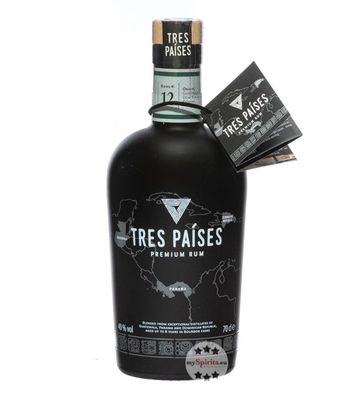 Tres Países Rum (, 0,7 Liter) (40 % Vol., hide)