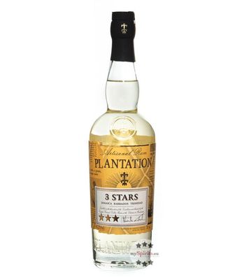 Plantation 3 Stars White Rum (41,2 % Vol., 0,7 Liter) (41,2 % Vol., hide)