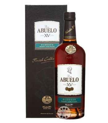 Ron Abuelo XV Años Oloroso Rum (, 0,7 Liter) (40 % Vol., hide)