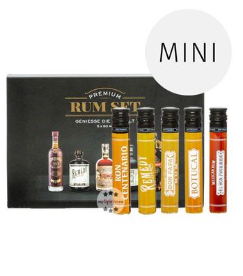 Sierra Madre Tasting Set Rum (40-41,5 % Vol., 0,25 Liter) (40-41,5 % Vol., hide)