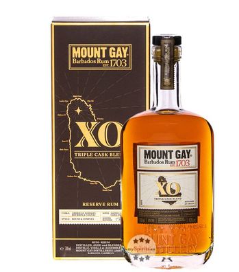 Mount Gay XO Barbados Rum (43 % Vol., 0,7 Liter) (43 % Vol., hide)