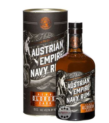 Austrian Empire Navy Rum Oloroso Cask (49,5 % Vol., 0,7 Liter) (49,5 % Vol., hide)