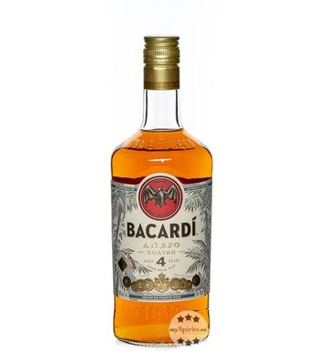 Bacardi Anejo Cuatro Rum (, 0,7 Liter) (40 % Vol., hide)