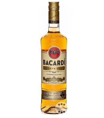 Bacardi Carta Oro Rum 0,7l (37,5 % Vol., 0,7 Liter) (37,5 % Vol., hide)