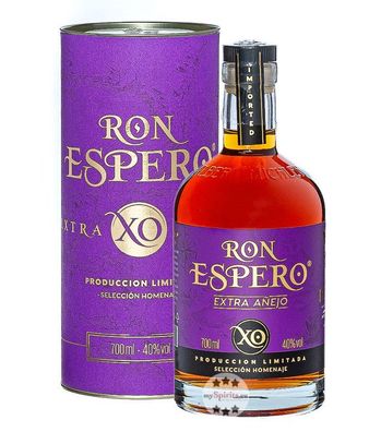 Ron Espero Extra Anejo XO Rum (, 0,7 Liter) (40 % Vol., hide)
