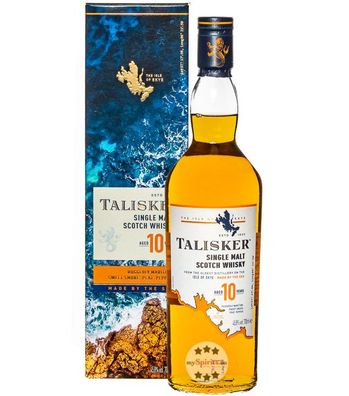 Talisker 10 Jahre Single Malt Scotch Whisky (45,8 % vol., 0,7 Liter) (45,8 % vol., hi
