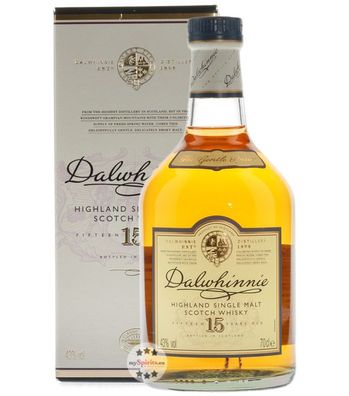 Dalwhinnie 15 Jahre Highland Single Malt Scotch Whisky (43 % vol., 0,7 Liter) (43 % v