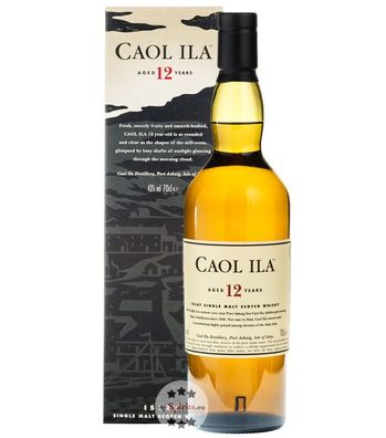 Caol Ila 12 Jahre Islay Single Malt Whisky (43 % vol., 0,7 Liter) (43 % vol., hide)