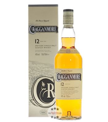 Cragganmore 12 Jahre Single Malt Whisky 0,7 l (40 % vol., 0,7 Liter) (40 % vol., hide