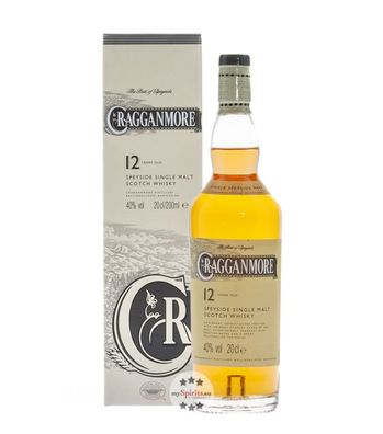 Cragganmore 12 Jahre Single Malt Whisky (40 % vol., 0,2 Liter) (40 % vol., hide)