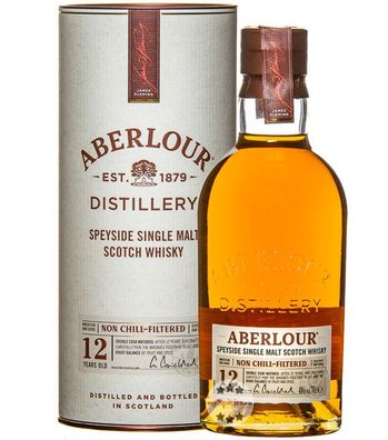 Aberlour 12 Jahre Non Chill Filtered Single Malt Whisky (48 % Vol., 0,7 Liter) (48 %