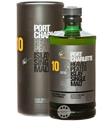 Port Charlotte 10 Jahre Islay Single Malt Scotch Whisky (50 % Vol., 0,7 Liter) (50 %