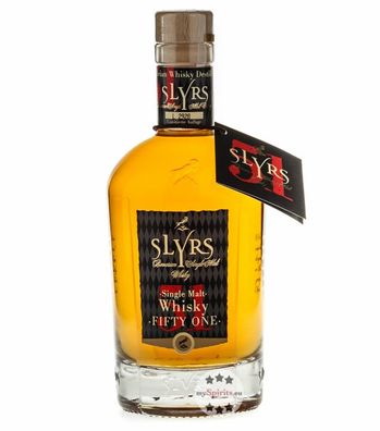 Slyrs Fifty-One Single Malt Whisky (51 % vol., 0,35 Liter) (51 % vol., hide)