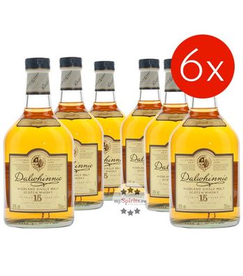 6 x Dalwhinnie 15 Jahre Whisky Kombi (43 % vol., 4,2 Liter) (43 % vol., hide)