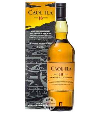 Caol Ila 18 Jahre Single Malt Whisky (43 % vol., 0,7 Liter) (43 % vol., hide)