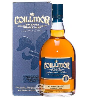 Liebl Coillmor Albanach Peat Bourbon Whisky (46 % Vol., 0,7 Liter) (46 % Vol., hide)