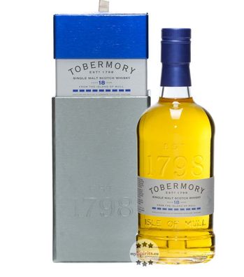 Tobermory 18 Single Malt Whisky (46,3 % Vol., 0,7 Liter) (46,3 % Vol., hide)
