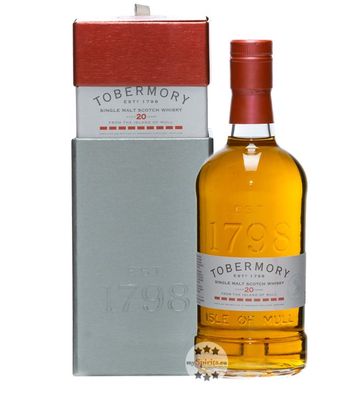 Tobermory 20 Single Malt Whisky (46,3 % Vol., 0,7 Liter) (46,3 % Vol., hide)