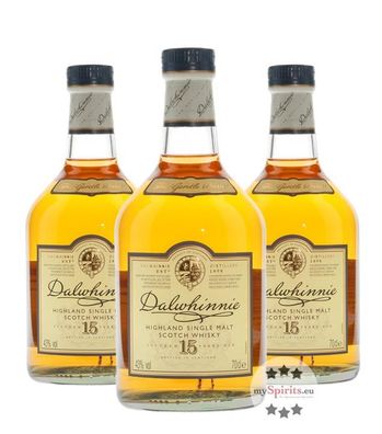 3 x Dalwhinnie 15 Jahre Whisky Vorteilspack (43 % vol., 2,1 Liter) (43 % vol., hide)