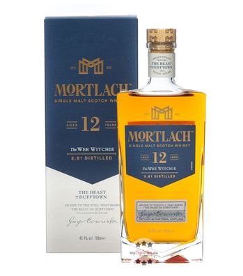 Mortlach 12 Jahre Single Malt Scotch Whisky (43,4 % vol., 0,7 Liter) (43,4 % vol., hi