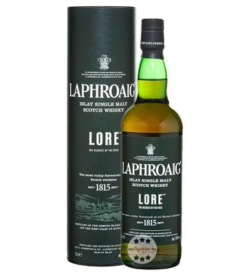 Laphroaig Lore Islay Single Malt Scotch Whisky (48 % Vol., 0,7 Liter) (48 % Vol., hid