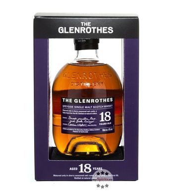 Glenrothes 18 Jahre Whisky Soleo Collection (43 % Vol., 0,7 Liter) (43 % Vol., hide)