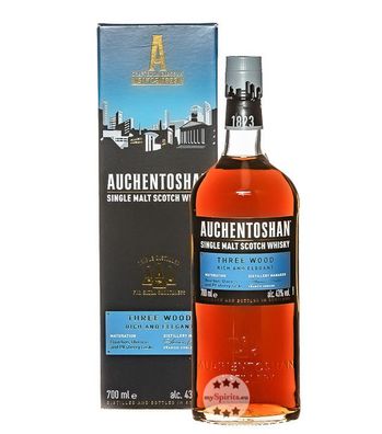Auchentoshan Three Wood Whisky (43 % Vol., 0,7 Liter) (43 % Vol., hide)