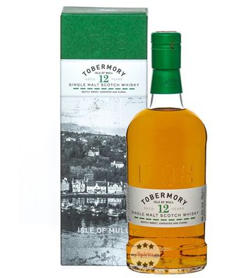 Tobermory 12 Jahre Single Malt Scotch Whisky (46,3 % Vol., 0,7 Liter) (46,3 % Vol., h