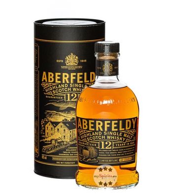 Aberfeldy 12 Jahre Highland Single Malt Scotch Whisky (, 0,7 Liter) (40 % Vol., hide)