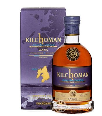 Kilchoman Sanaig Islay Whisky (46 % Vol., 0,7 Liter) (46 % Vol., hide)
