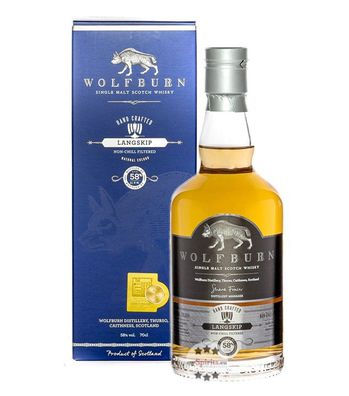 Wolfburn Langskip Single Malt Scotch Whisky (58 % Vol., 0,7 Liter) (58 % Vol., hide)