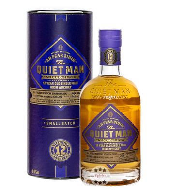 Quiet Man 12 Jahre Single Malt Irish Whiskey (46 % Vol., 0,7 Liter) (46 % Vol., hide)
