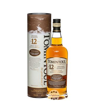 Tomintoul 12 Jahre Single Malt Whisky Oloroso Finish (, 0,7 Liter) (40 % Vol., hide)