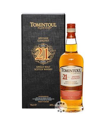 Tomintoul 21 Jahre Single Malt Whisky (, 0,7 Liter) (40 % Vol., hide)