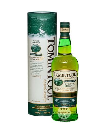Tomintoul Peaty Tang Single Malt Whisky (, 0,7 Liter) (40 % Vol., hide)