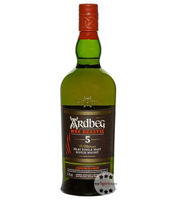 Ardbeg Wee Beastie Single Malt Whisky (47,4 % Vol., 0,7 Liter) (47,4 % Vol., hide)