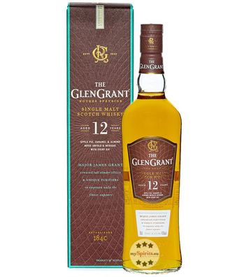 Glen Grant 12 Jahre Single Malt Scotch Whisky (43 % Vol., 0,7 Liter) (43 % Vol., hide
