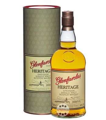 Glenfarclas Heritage Speyside Single Malt Whisky (, 0,7 Liter) (40 % Vol., hide)