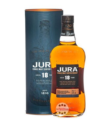 Jura 18 Jahre Single Malt Scotch Whisky (44 % Vol., 0,7 Liter) (44 % Vol., hide)