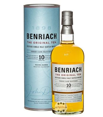 Benriach 10 The Original Ten Single Malt Whisky (43 % Vol., 0,7 Liter) (43 % Vol., hi