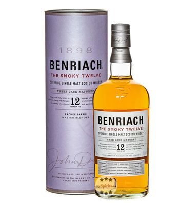 Benriach The Smoky Twelve Single Malt Whisky (46 % Vol., 0,7 Liter) (46 % Vol., hide)