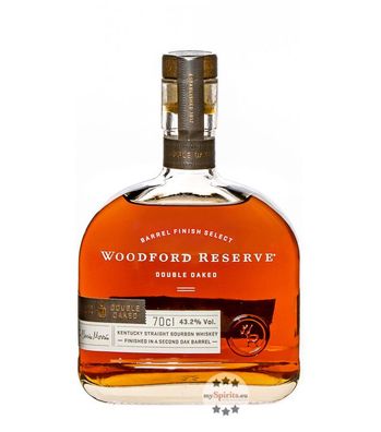 Woodford Reserve Double Oaked Bourbon Whiskey (43,2 % Vol., 0,7 Liter) (43,2 % Vol.,