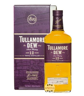 Tullamore Dew 12 Jahre Irish Whiskey (, 0,7 Liter) (40 % Vol., hide)