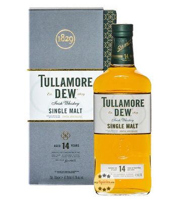 Tullamore Dew 14 Jahre Irish Single Malt Whiskey (41,3 % Vol., 0,7 Liter) (41,3 % Vol