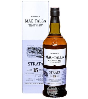 Mac-Talla Strata 15 Jahre Islay Single Malt Whisky (46 % Vol., 0,7 Liter) (46 % Vol.,