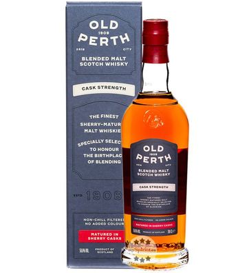 Old Perth Cask Strength Blended Malt Scotch Whisky (58,6 % Vol., 0,7 Liter) (58,6 % V