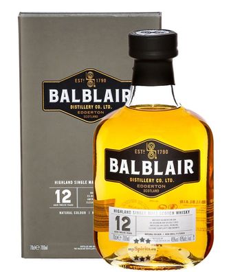 Balblair 12 Jahre Highland Single Malt Whisky (46 % Vol., 0,7 Liter) (46 % Vol., hide