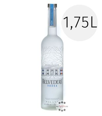 Belvedere Vodka 1,75 L (40 % vol., 1,75 Liter) (40 % vol., hide)