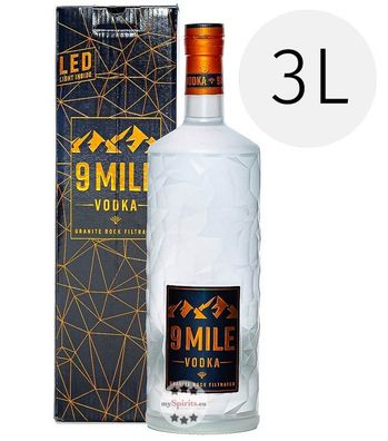 9 Mile Vodka 3l (37,5 % Vol., 3,0 Liter) (37,5 % Vol., hide)